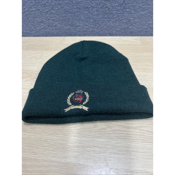 Kith x Tommy Hilfiger Crest Beanie Winter Hat Forest Green - Picture 7 of 7
